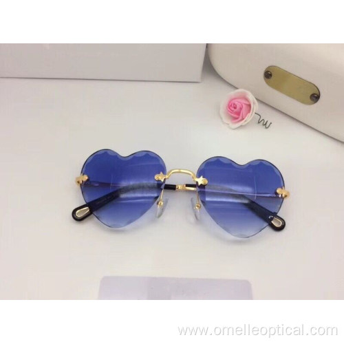 Colorful Heart Shaped Sunglasses For Women